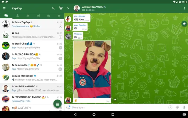 ZapZap Messenger android App screenshot 1